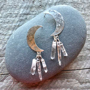 Moon Quartz Earrings